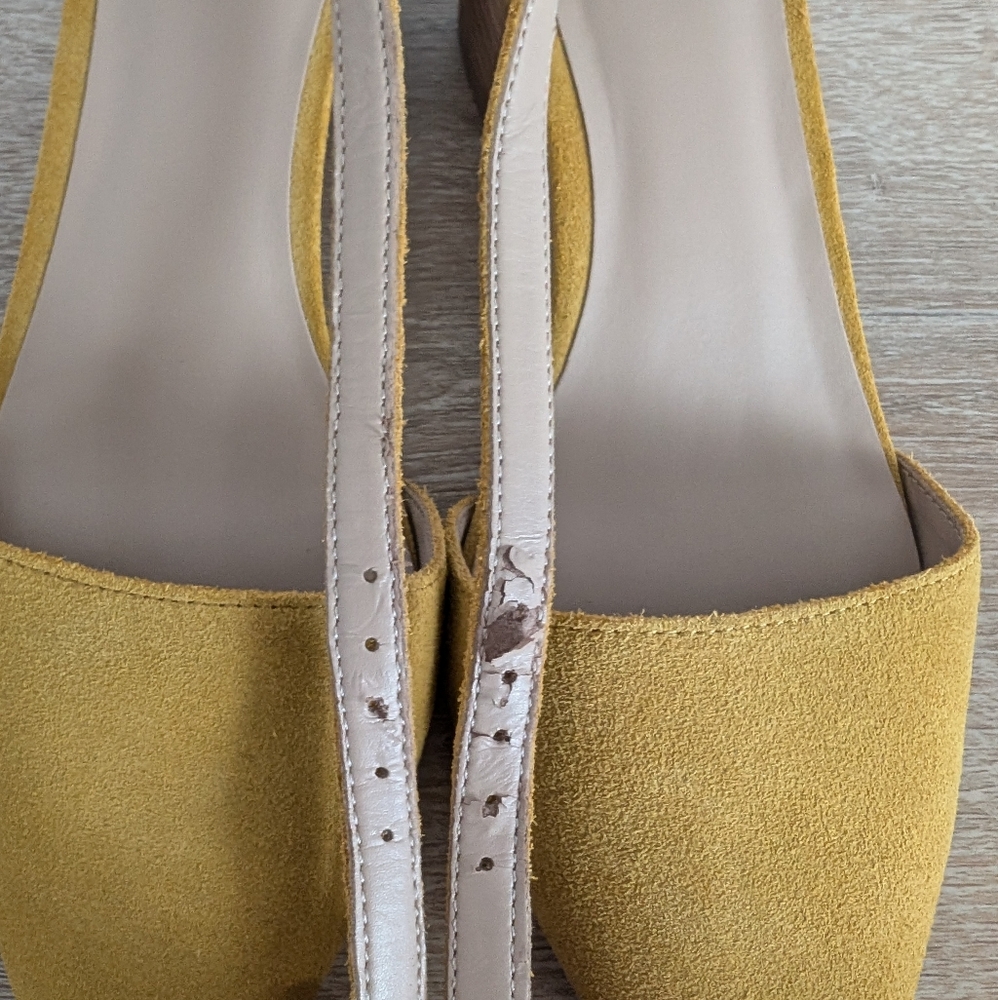 Market & Spruce Madison Suede Ankle Strap Heel Size 7.5 - Picture 10 of 14